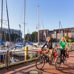 Radtour Oldenburg-Münster Hafen
