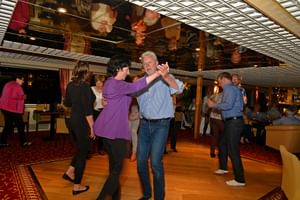 Guests at the dance, MS NORMANDIE