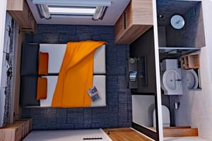 DE Holland Oberdeck Premium Zwei Bett Kabine