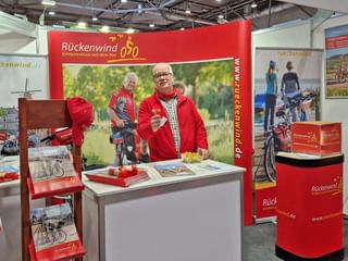 Rückenwind auf Messe