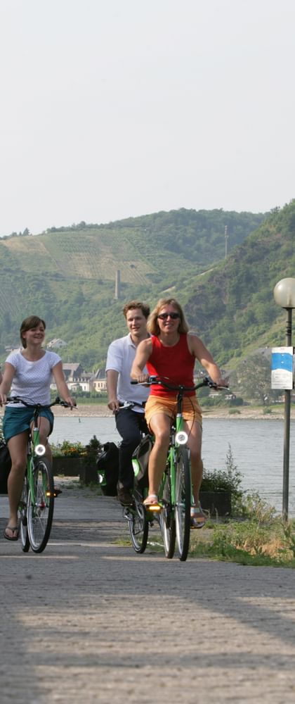 Radurlaub am Rhein-Radweg
