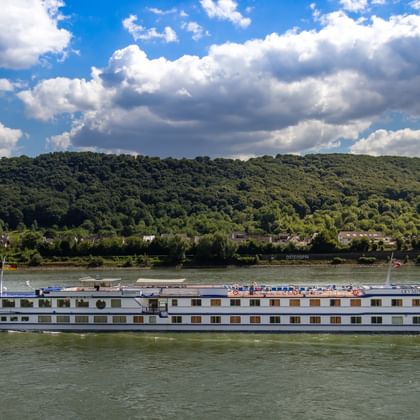 Rad und Schiff Rhein