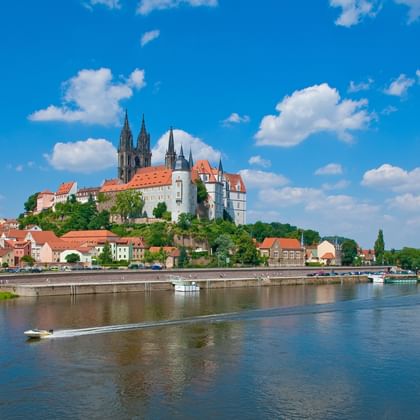 Elbe-Radweg, Meißen, Radreise Fahrradtour Deutschland Europa Radurlaub Sächsische Schweiz Dresden