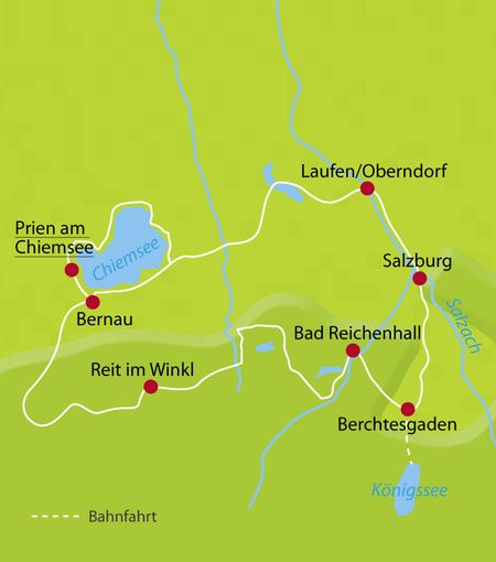 Chiemgau Highlights Karte