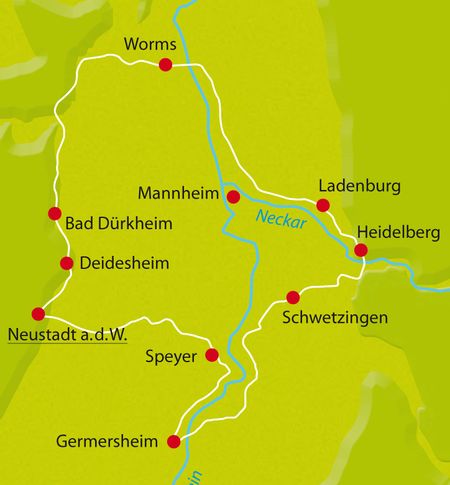 Bike Tour Rhine and Neckar