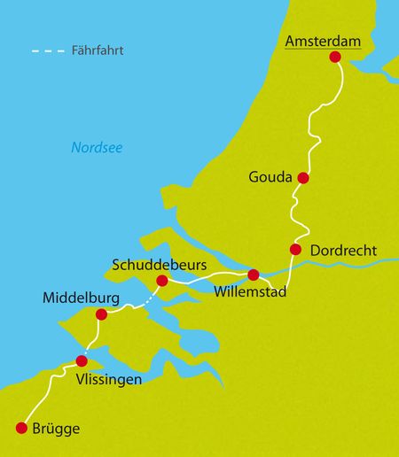 Radreisen Niederlande