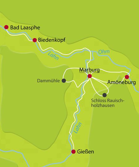 Radurlaub ab Marburg
