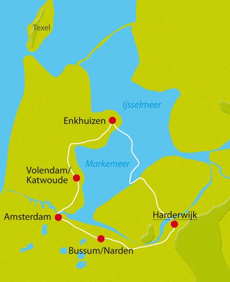 IJsselmeer Karte