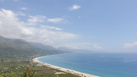 Aussicht Albanien Landschaft