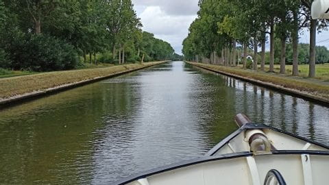 Kanal Rad und Schiff
