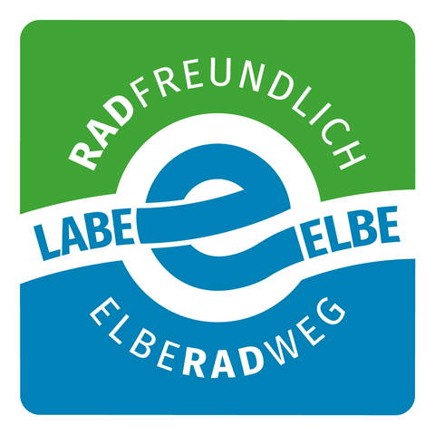 Elberadweg Logo und gute Zusammenarbeit