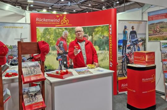 Rückenwind auf Messe