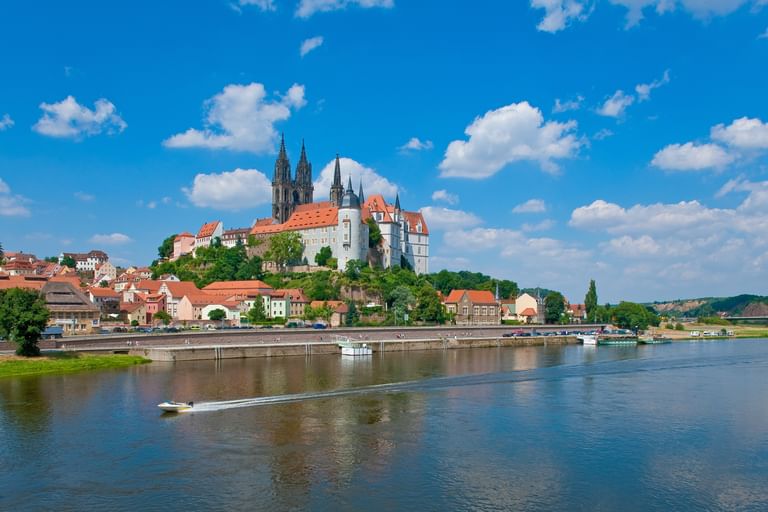 Elbe-Radweg, Meißen, Radreise Fahrradtour Deutschland Europa Radurlaub Sächsische Schweiz Dresden